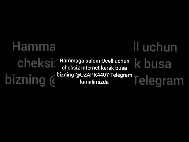 Ucell abanentlari uchun cheksiz internet