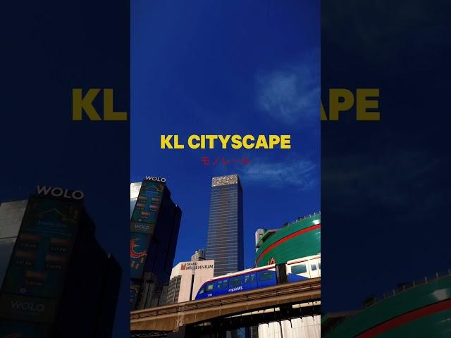 Sunny colourful day at the heart of KL City