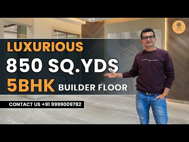 Luxurious 5BHK Builder Floor | 850 Sq. Yards | Builder Floor In Gurgaon | Luxury Abode
