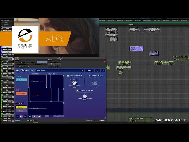 Using Synchro Arts VocAlign Ultra For ADR in Post