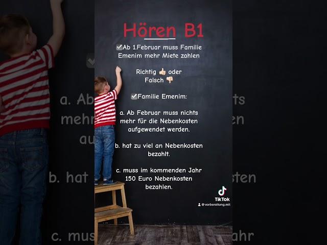 #4 || Hören B1 || Deutsch-Test für Zuwanderer