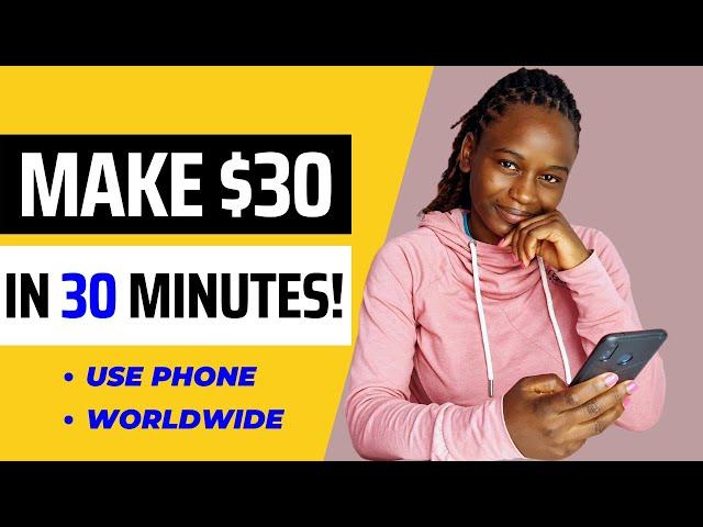 Earn $90+ Daily Doing this EASY Online Job on Your PHONE | Worldwide Phone Jobs From Home