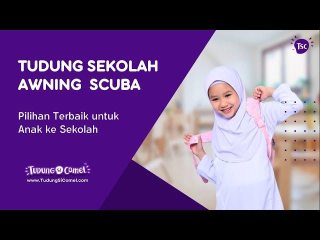 Tudung sekolah awning scuba  by TudungSiComel