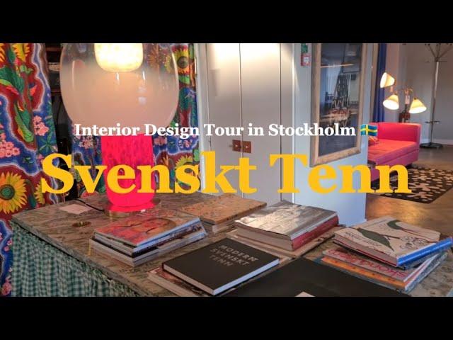 Colorful Scandinavian design in Stockholm, Swedish brand - Svenskt Tenn 