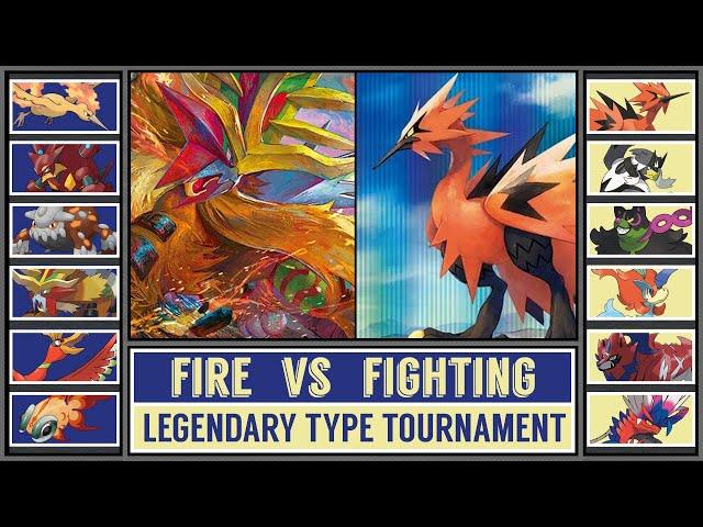 FIRE vs FIGHTING | Legendary Pokémon Type Tournament [Battle #6]