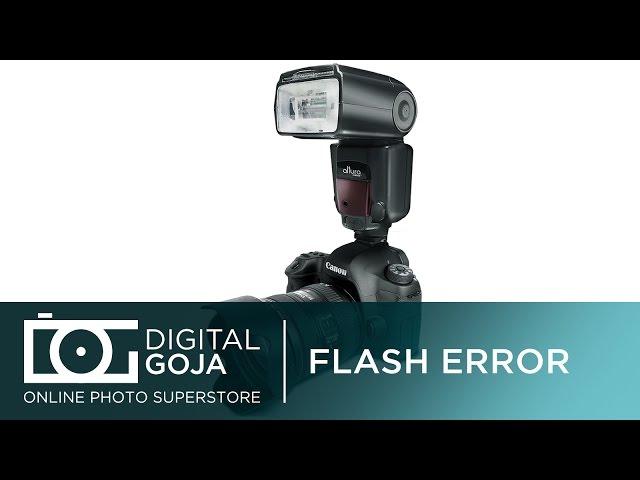 Flash Not Working: Incompatible Flash or Flash Power is Turned Off Message | Video