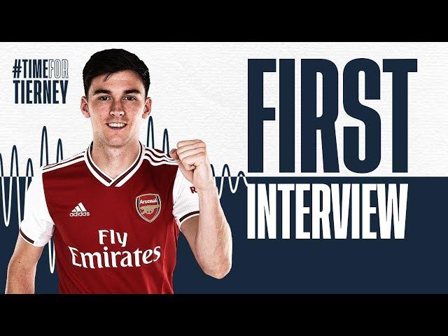 Kieran Tierney's first Arsenal interview