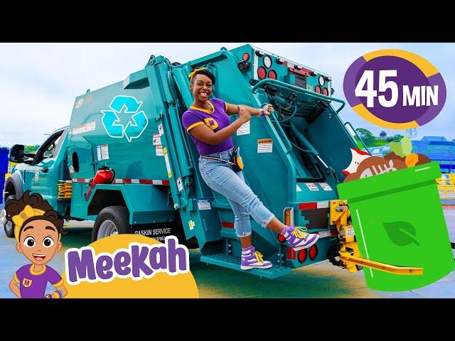 Meekah Learns about Recycling and Drives a Garbage Truck! | Educational videos for kids