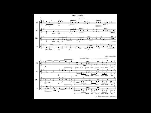 Jean-Christophe Rosaz - Garda Toun Boun Tein for Choir (2011) [Score-Video]