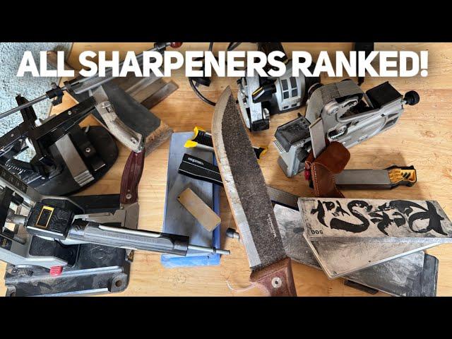 Worst To Best: Ranking Every way of Sharpening A Knife