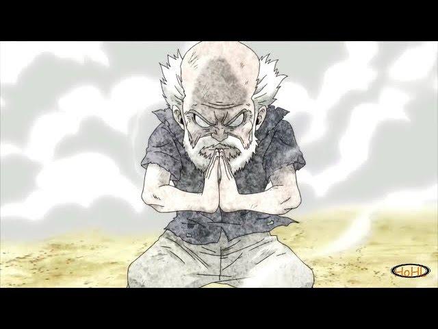 Fairytail-Makarov's Death [Makarov's final Fairy Law]