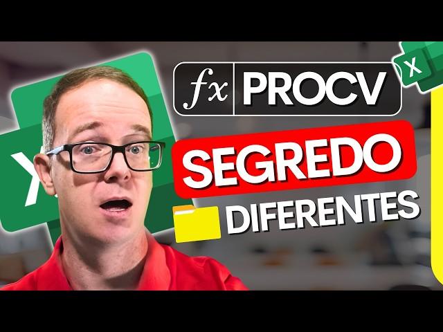 [SEGREDO] ProcV entre Arquivos Diferentes no Excel (Arquivo para Praticar)