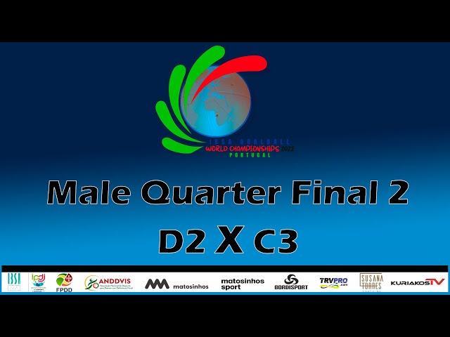 Male Quarter Final 2 |  Lithuania - Japan | 10h15 | HALL 1 | GoalBall World Championship 2022