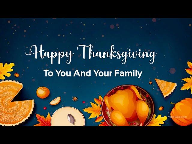 Happy Thanksgiving || Wishes, Messages and Quotes || WishesMsg.com