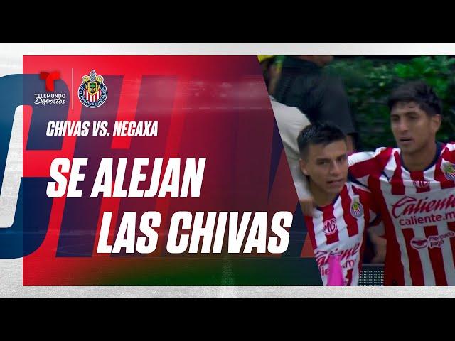 Gol de Víctor Guzmán para ampliar la ventaja - Chivas vs. Necaxa 3-1 | Telemundo Deportes