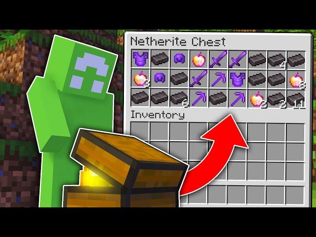 Minecraft Manhunt, But There Are God Chests