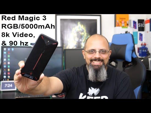 The Amazing Nubia Red Magic 3 - The 90hz RGB Gaming Phone With Cooling Fan, Buttons,5000 & 8K Video