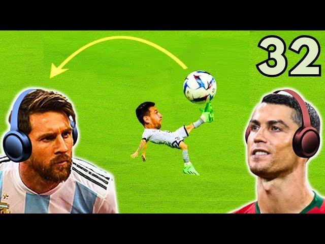 Messi & Ronaldo react to Funny Clips 32!