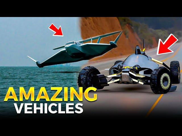 Top 10 Innovative Vehicles That Will Blow Your Mind: Incredible Futuristic Designs! | TechFlare