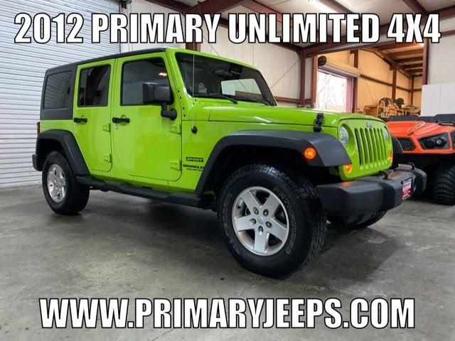 Primary 2012 Jeep Wrangler *RARE GECKO GREEN COLOR*