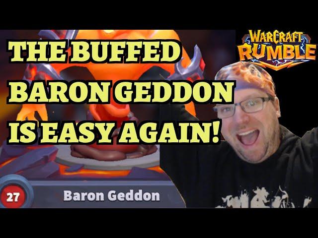 BUFFED Baron Geddon Is EASY! Molten Core Raid Boss Guide F2P - Warcraft Rumble