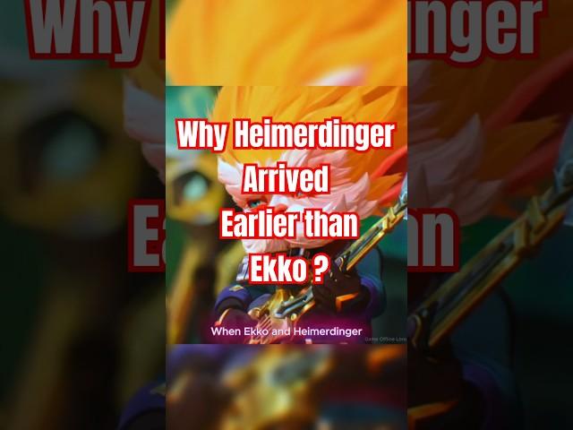 Spoiler - Why did Heimerdinger arrive before Ekko? | Arcane 2