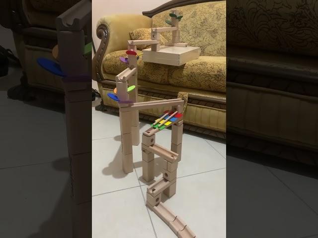 Scalino marbe run high quality eco toys #spielzeug  #kugelbahn #toys #marblerun
