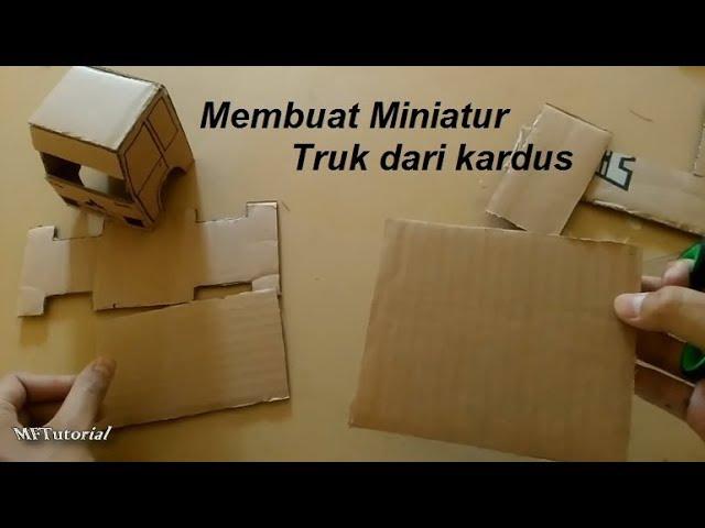 Cara Membuat Miniatur Truk Dari Kardus | Ide Kreatif