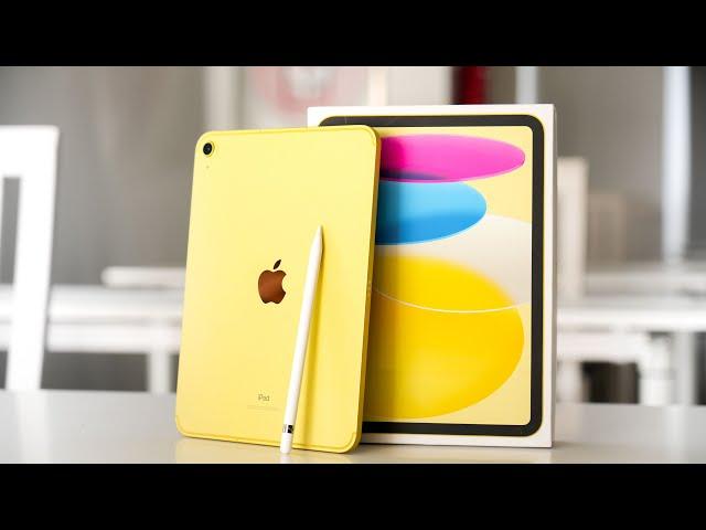 iPad 10th Gen UNBOXING and SETUP - YELLOW