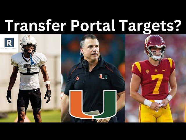 Miami Hurricanes Transfer Portal Targets? | Miami Hurricanes Football