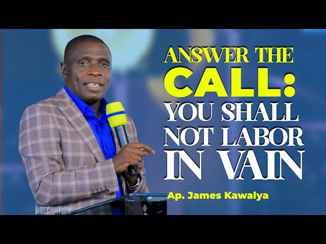 The Call to Labor in the Lord’s Vineyard || AP. JAMES KAWALYA