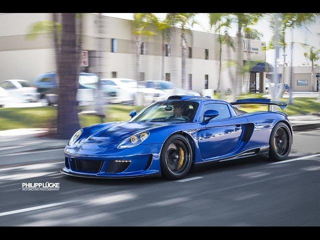 Gemballa Mirage GT - LOUD revs and fast acceleration at the traffic lights!