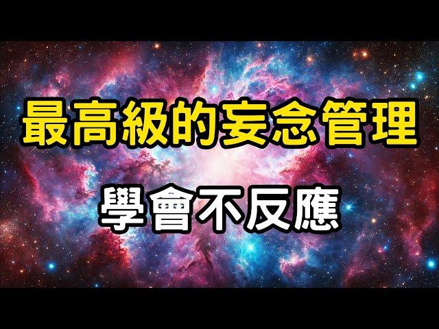 最高級的妄念管理：學會不反應！真正的覺知，不是對抗，而是靜靜的觀察；你的人生，不須審判！ #開悟 #覺醒 #靈性成長