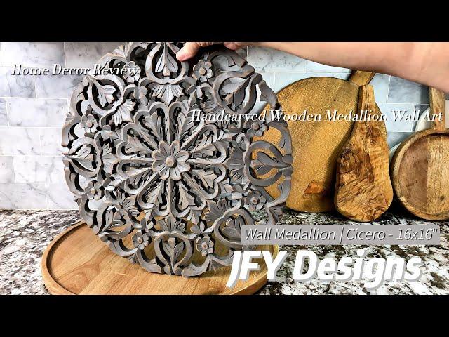 JFY Designs Wall Medallion Cicero - 16x16 |Home Decor Review