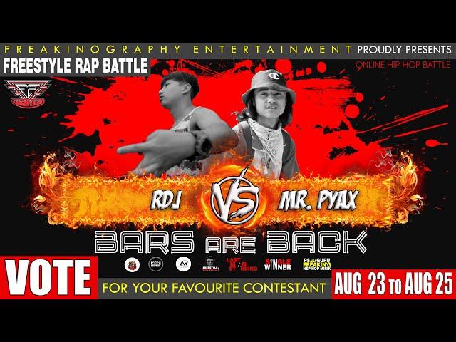 BARS ARE BACK | RDJ vs  MR PYAX | RAP BATTLE 2021 | NEPHOP INDIA FREAKINOGRAPHY ENTERTAINMENT