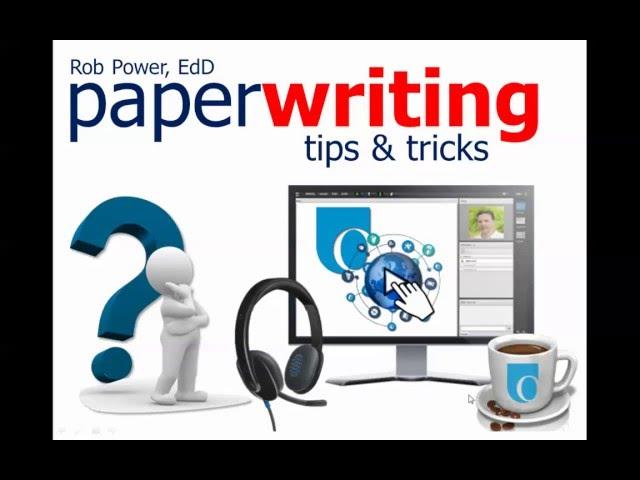 Paper Writing Tips - Getting Started