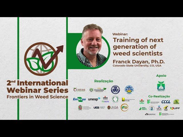 01 - Franck Dayan - Training of next generation of weed scientists