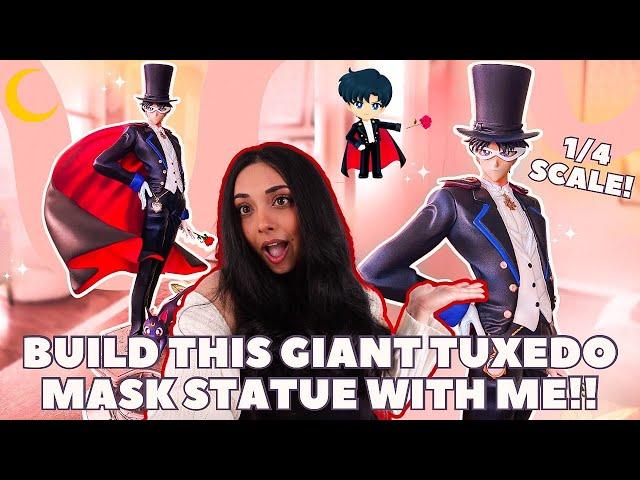 Resin Statue Unboxing  GIANT TUXEDO MASK 1/4 SCALE FIGURE