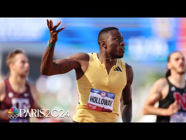 Grant Holloway runs FASTEST-EVER Trials 110m hurdles, dominates his heat | NBC Sports