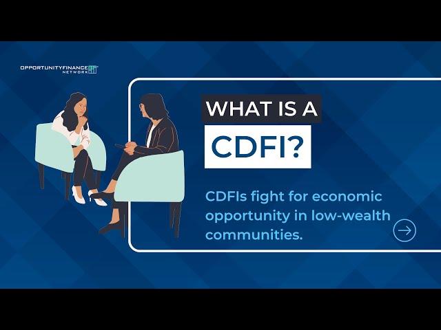 What is a CDFI?