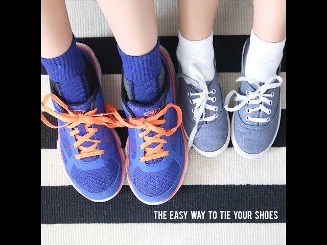 Fastest Way to Tie Shoes Instructions