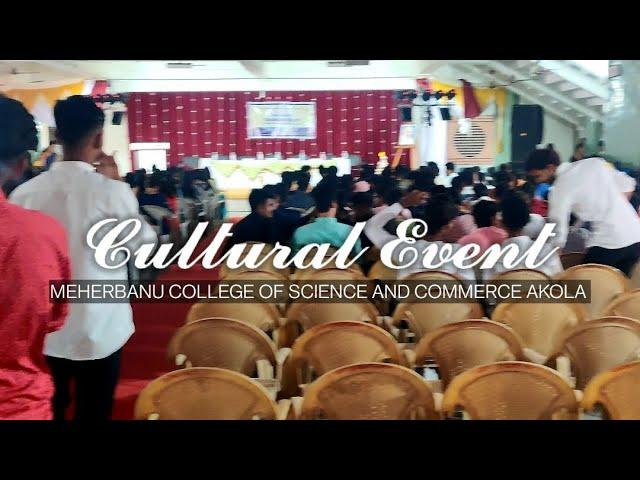 Cultural Event at Meherbanu College of Science and Commerce Akola | Om Thakare