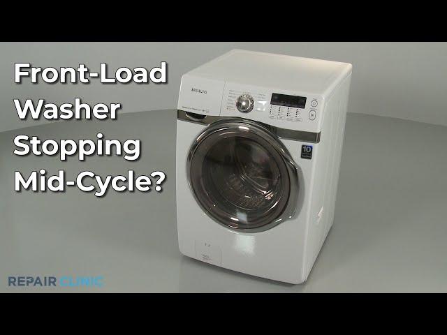 Front-Load Washer Stops Mid-Cycle — Front-Load Washing Machine Troubleshooting