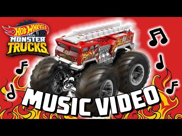 Official MUSIC VIDEO  | Bringin’ the Heat  ft. Monster Truck 5 ALARM! | Hot Wheels