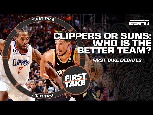 Clippers or Suns: Who is the better team? First Take debates