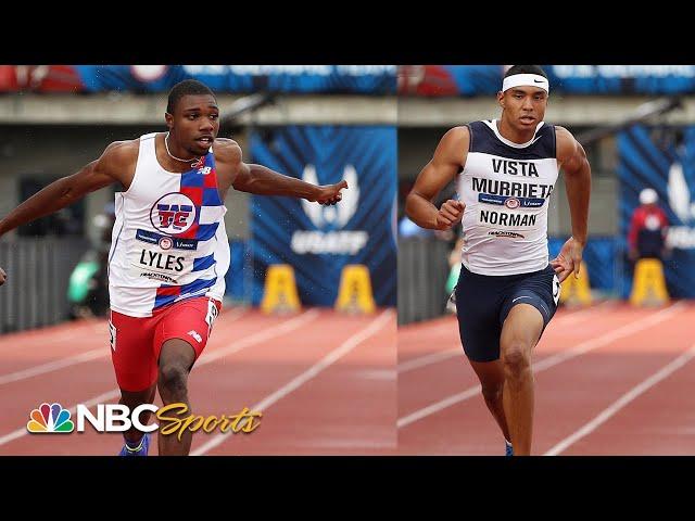 Noah Lyles and Michael Norman shine at 2016 Olympic Trials as high schoolers | NBC Sports