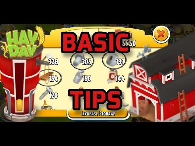 Hay Day Tips and Tricks! Upgrade Barn & Silo Fast!