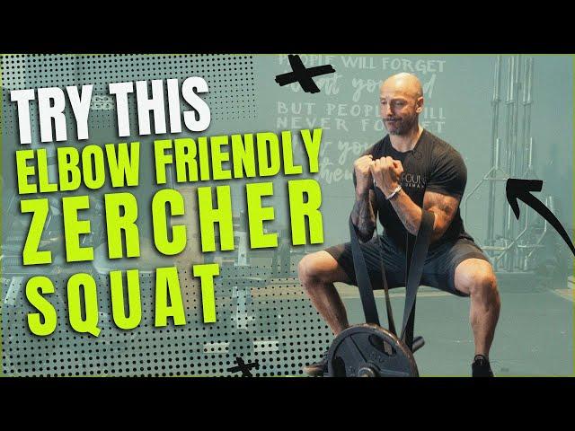 Elbow Friendly Zercher Squat Variation