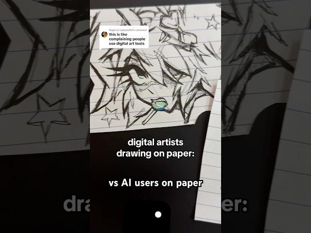 DIGITAL artists vs AI prompters on paper