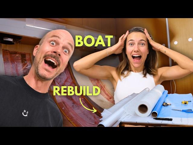 This Structural Repair Determines Our Future! (Lamination Complete) | BOAT DAMAGE DISASTER Part 9